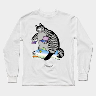 B Kliban Cat dad Long Sleeve T-Shirt